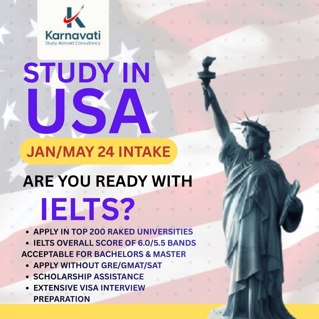 Study abroad USA social media advertisement